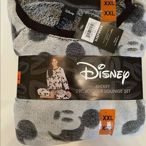 DISNEY WOMEN'S 2PC SET JOGGER LOUNGE MINNIE MOUSE